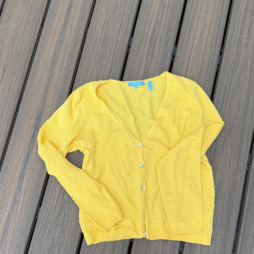 Draper James Yellow Women's Cardigan